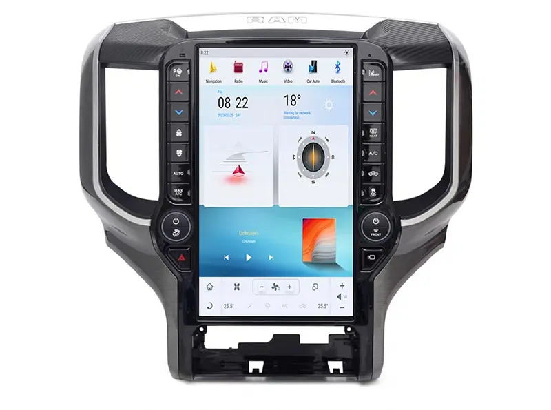 Мултимедия за Dodge RAM (2019-2024) 13.8″ – Вертикална – По поръчка