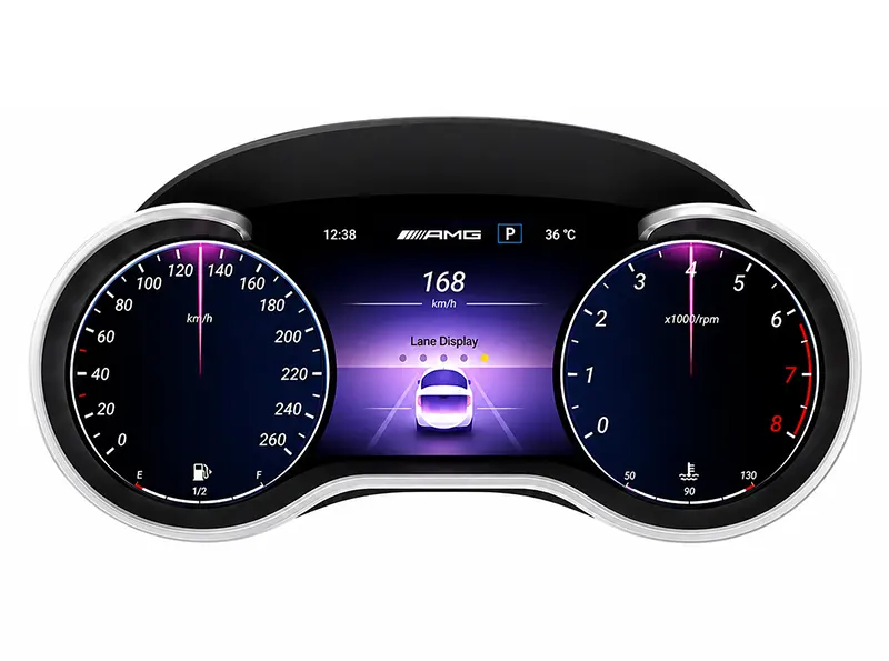 Дигитален километраж за Mercedes-Benz ML GL W164 (2005-2011) 12.3″ – ПО ПОРЪЧКА